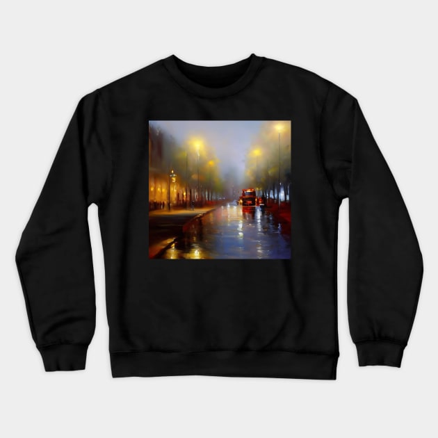 Oil Paint Art Crewneck Sweatshirt by Casual Wear Co.